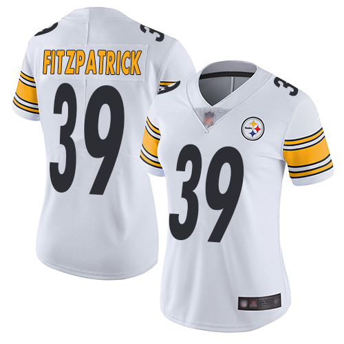Women Pittsburgh Steelers Football #39 Limited White Minkah Fitzpatrick Road Vapor Untouchable Nike NFL Jersey